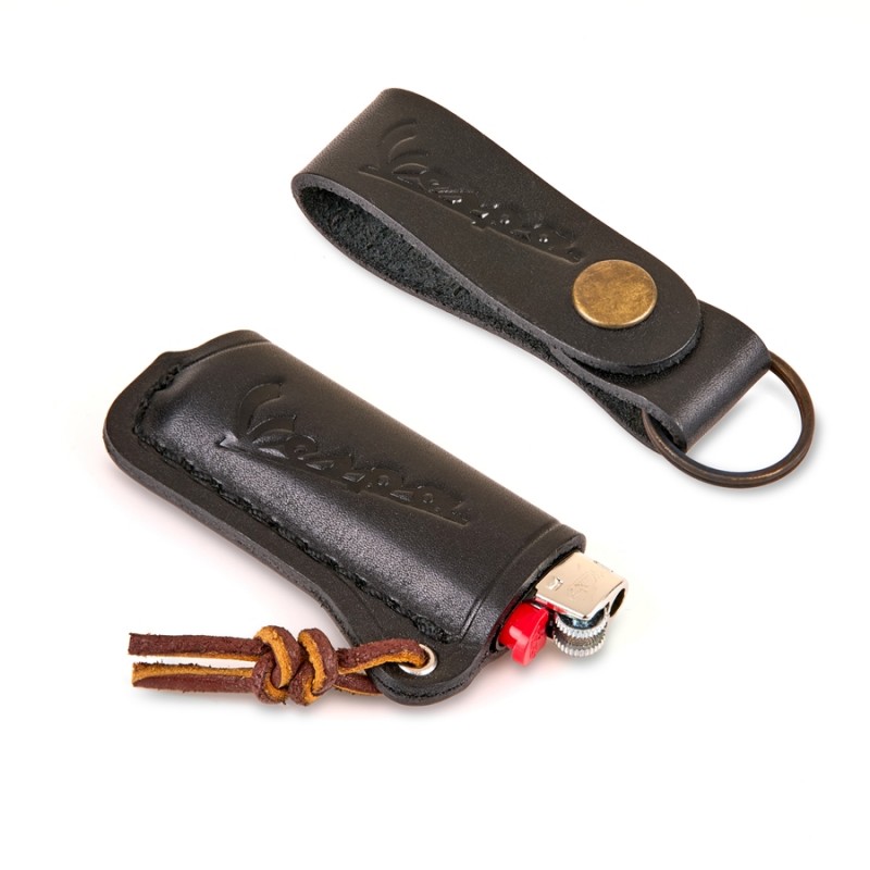 Ayı Kamp Vespa Çakmak & Anahtarlık Seti (Siyah)